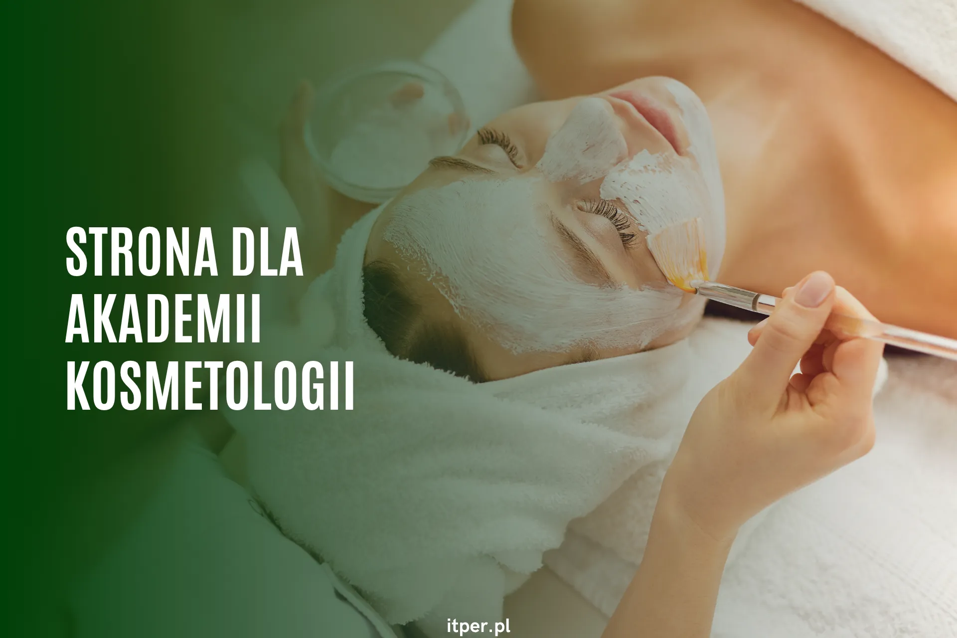 Strona dla szkoleń kosmetologicznych – zapisy, zadatki, SEO