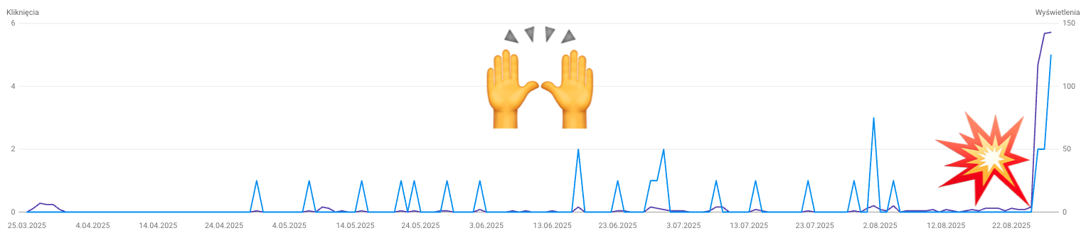 efekt pozycjonowania strony internetowej