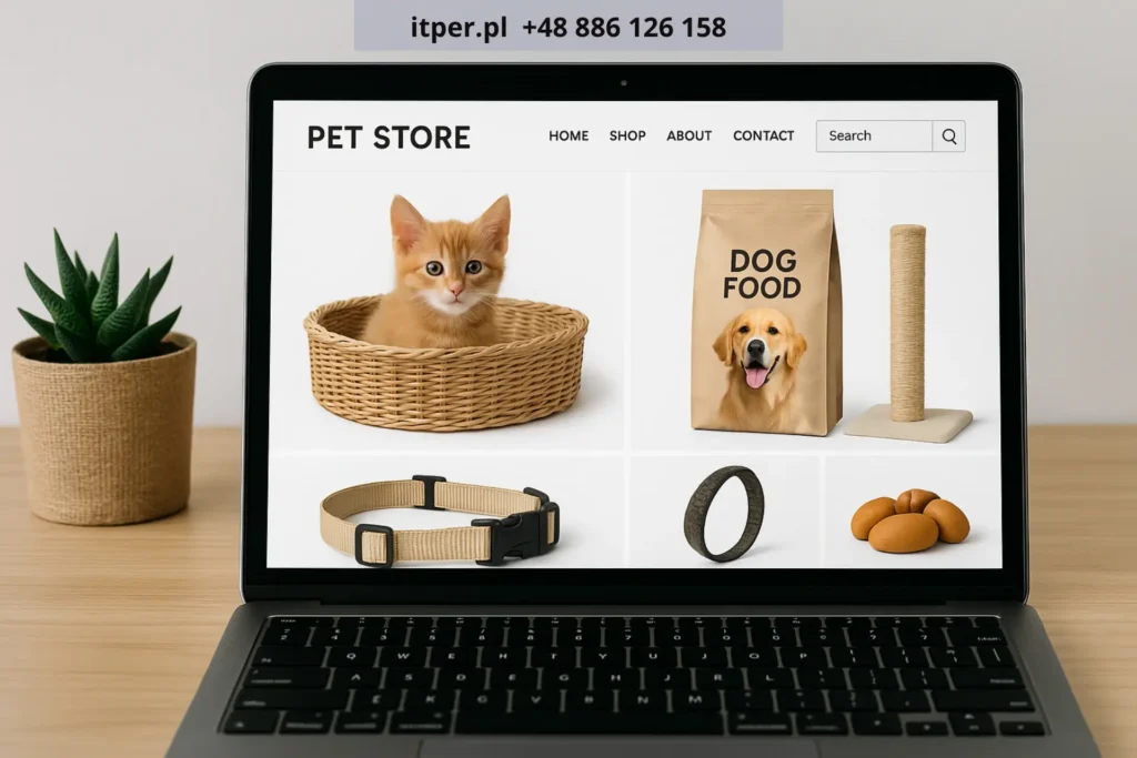 sklep internetowy dla sklepu zoologicznego